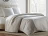 Michael Amini Brilliance 3-Piece White King Coverlets / Duvets Set