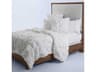 Michael Amini Savanna White Six-Piece King Comforter Set