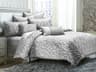 Michael Amini Canterbury Silver Seven-Piece Queen Comforter Set