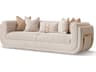 Michael Amini Savannah Breeze Gold Upholstered Sofa