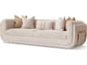 Michael Amini Savannah Breeze Gold Upholstered Sofa