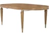 Michael Amini Villa Cherie Caramel Oval Wood Dining Table