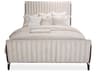 Michael Amini Paris Chic Gray Beech Wood King Sleigh Bed