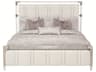 Michael Amini Penthouse Gray Beech Wood Queen Panel Bed