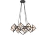 Alora Lighting Cairo 8-Light Urban Bronze Geometric Chandelier