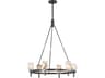 Alora Lighting Lucian 6-Light Urban Bronze Black Chandelier