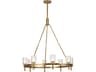 Alora Lighting Lucian 8-Light Vintage Brass Chandelier