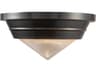 Alora Lighting Willard 1-Light Urban Bronze Flush Mount