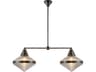Alora Lighting Willard 2-Light Urban Bronze Geometric Island Pendant
