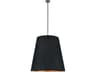 Alora Lighting Calor 3-Light Urban Bronze Black Drum Pendant