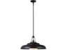 Alora Lighting Palmetto 1-Light Urban Bronze Black Dome Pendant