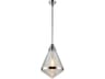Alora Lighting Willard 1-Light Polished Nickel Geometric Pendant