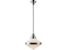 Alora Lighting Willard 1-Light Polished Nickel Geometric Pendant