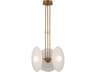 Alora Lighting Harbour Vintage Brass Dome Pendant