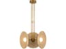 Alora Lighting Harbour Vintage Brass Round Pendant