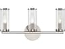 Alora Lighting Revolve 3-Light Polished Nickel Wall Sconce