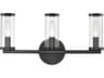 Alora Lighting Revolve 3-Light Urban Bronze Black Wall Sconce