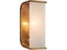 Alora Lighting Abbott 1-Light Vintage Brass Wall Sconce