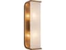 Alora Lighting Abbott 2-Light Vintage Brass Wall Sconce