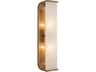 Alora Lighting Abbott 2-Light Vintage Brass Wall Sconce