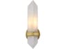 Alora Lighting Valencia 1-Light Vintage Brass Wall Sconce
