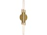 Alora Lighting Torres 2-Light Vintage Brass Wall Sconce