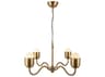 Alora Mood Effie 4-Light Brushed Gold Chandelier