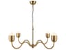 Alora Mood Effie 4-Light Brushed Gold Chandelier