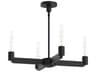 Alora Mood Claire 4-Light Matte Black Chandelier