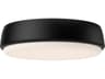 Alora Mood Laval Matte Black Round Flush Mount