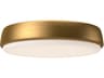 Alora Mood Laval Aged Gold Round Flush Mount