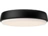 Alora Mood Laval Matte Black Round Flush Mount