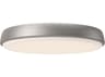 Alora Mood Laval Brushed Nickel Round Flush Mount