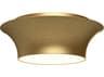 Alora Mood Emiko 2-Light Brushed Gold Flush Mount