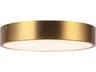 Alora Mood Adelaide Aged Gold Round Flush Mount