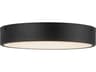 Alora Mood Adelaide Matte Black Round Flush Mount