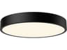 Alora Mood Adelaide Matte Black Round Flush Mount