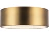 Alora Mood Brisbane 2-Light Aged Gold Flush Mount