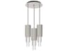 Alora Mood Bordeaux Brushed Nickel Cylinder Mini Pendant