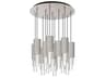 Alora Mood Bordeaux Brushed Nickel Cylinder Pendant