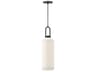 Alora Mood Soji 1-Light Matte Black Cylinder Mini Pendant