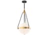 Alora Mood Harmony 3-Light Brushed Gold Globe Pendant