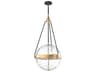 Alora Mood Harmony 4-Light Brushed Gold Globe Pendant