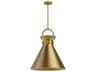 Alora Mood Emerson 1-Light Aged Gold Pendant