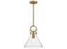 Alora Mood Emerson 1-Light Aged Gold Mini Pendant