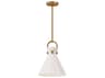 Alora Mood Emerson 1-Light Aged Gold Mini Pendant
