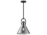 Alora Mood Emerson 1-Light Matte Black Mini Pendant