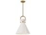 Alora Mood Emerson 1-Light Aged Gold Pendant