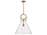 Alora Mood Emerson 1-Light Aged Gold Pendant
