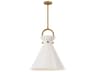 Alora Mood Emerson 1-Light Aged Gold Pendant